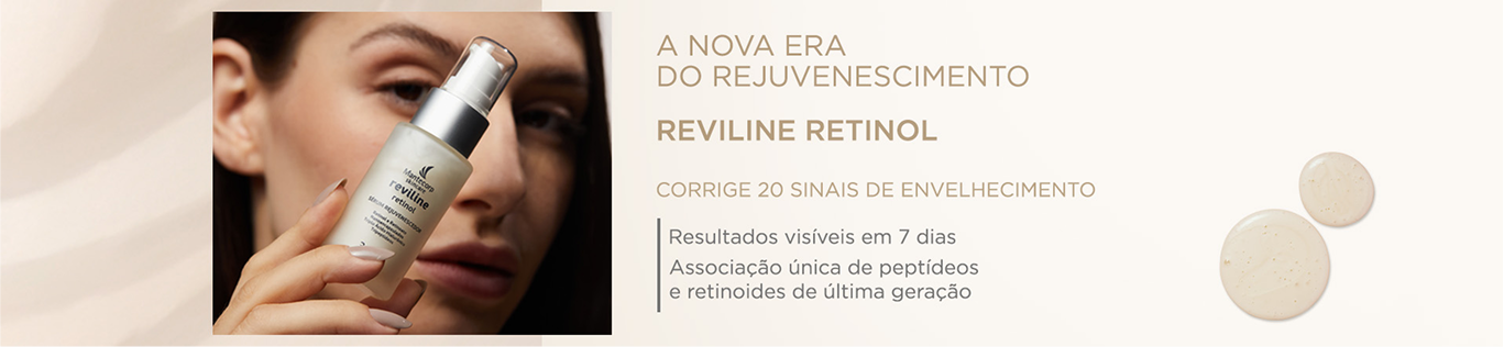 A nova era do rejuvenescimento. Reveline Retinol
